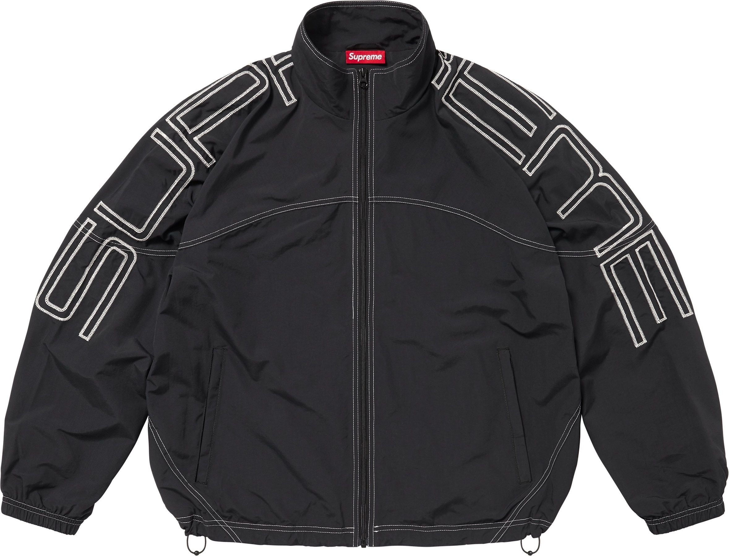 Spellout Embroidered Track Jacket view 15